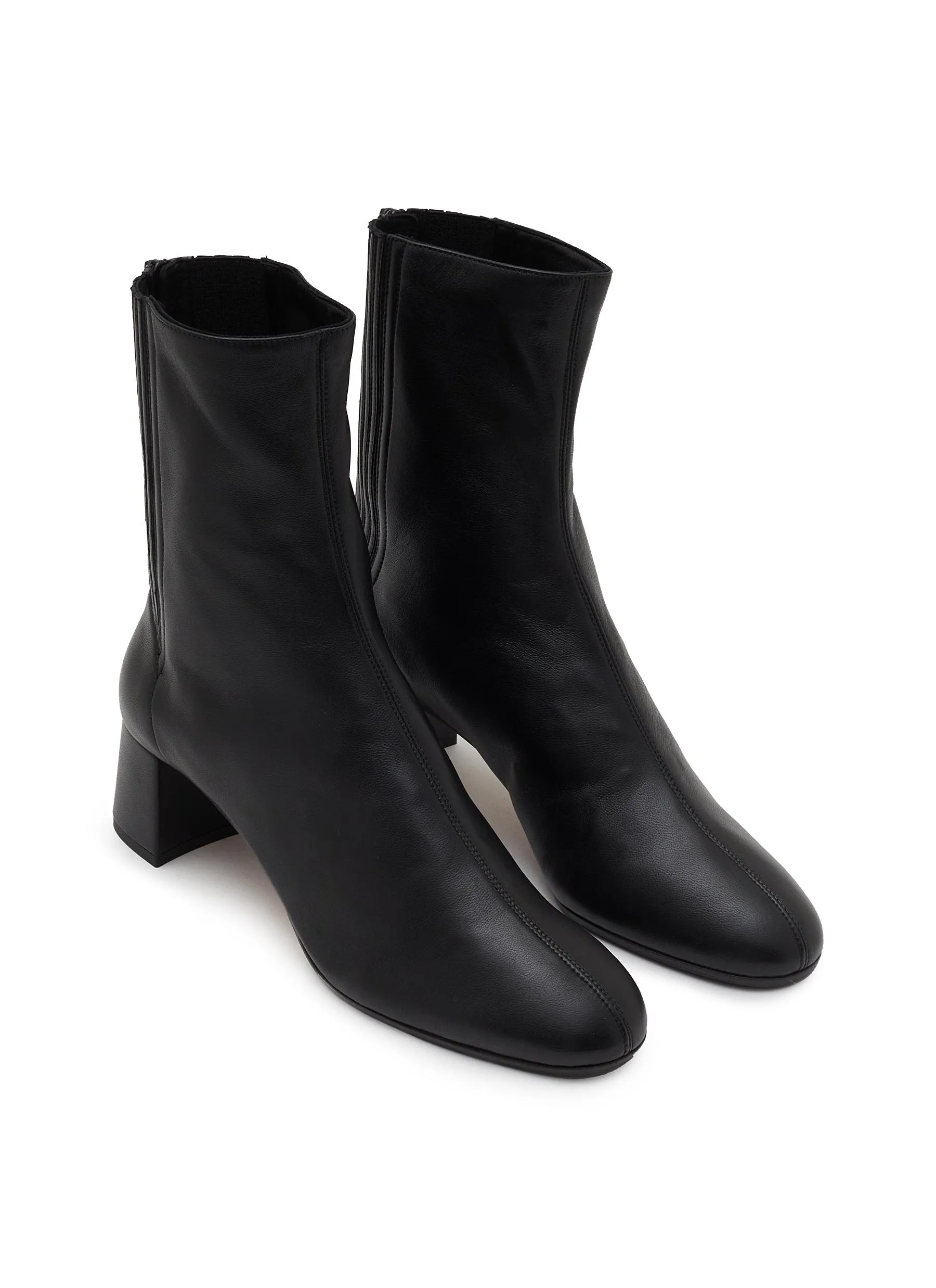 -----------AQUAZZURA ---- ------------ ----Saint Honore 50 Leather Booties --