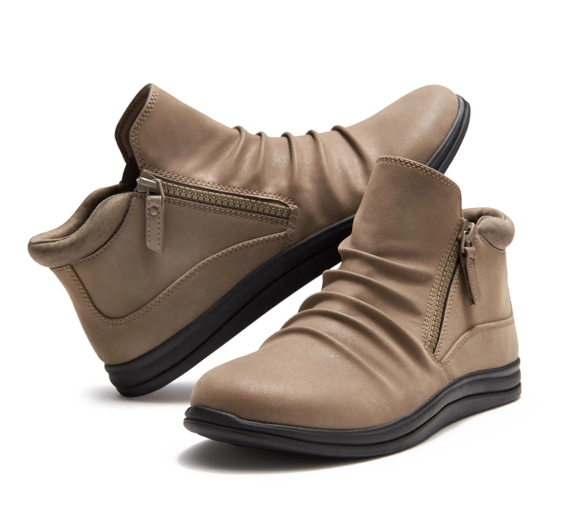 "As Is" Clarks Cloudsteppers Slip-On Booties Breeze Range