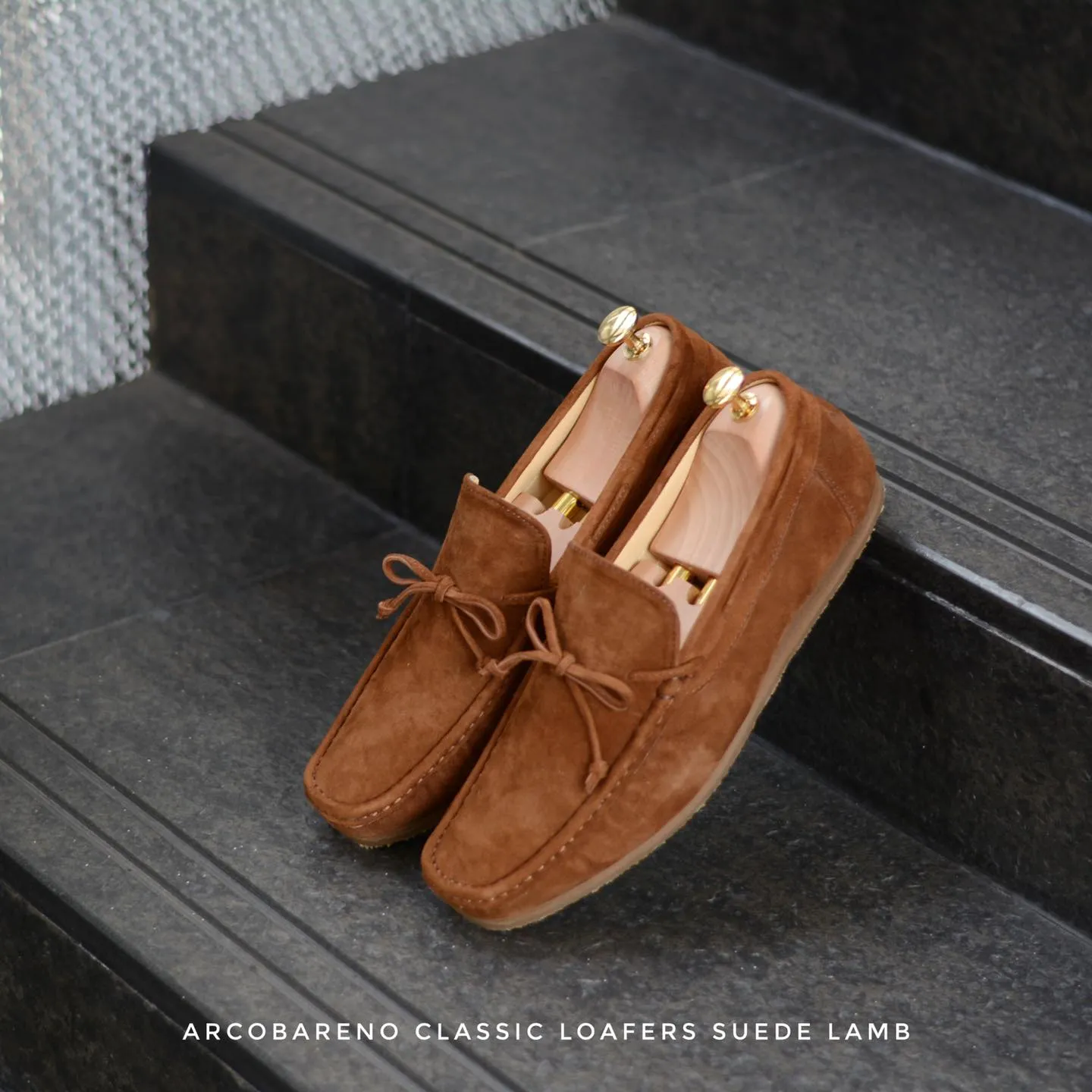 821 Arcobareno Classic Loafer SuedeLamb Whisky