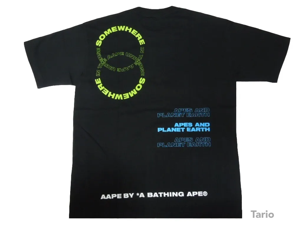 A BATHING APE  |Street Style Cotton Short Sleeves Oversized Logo T-Shirts