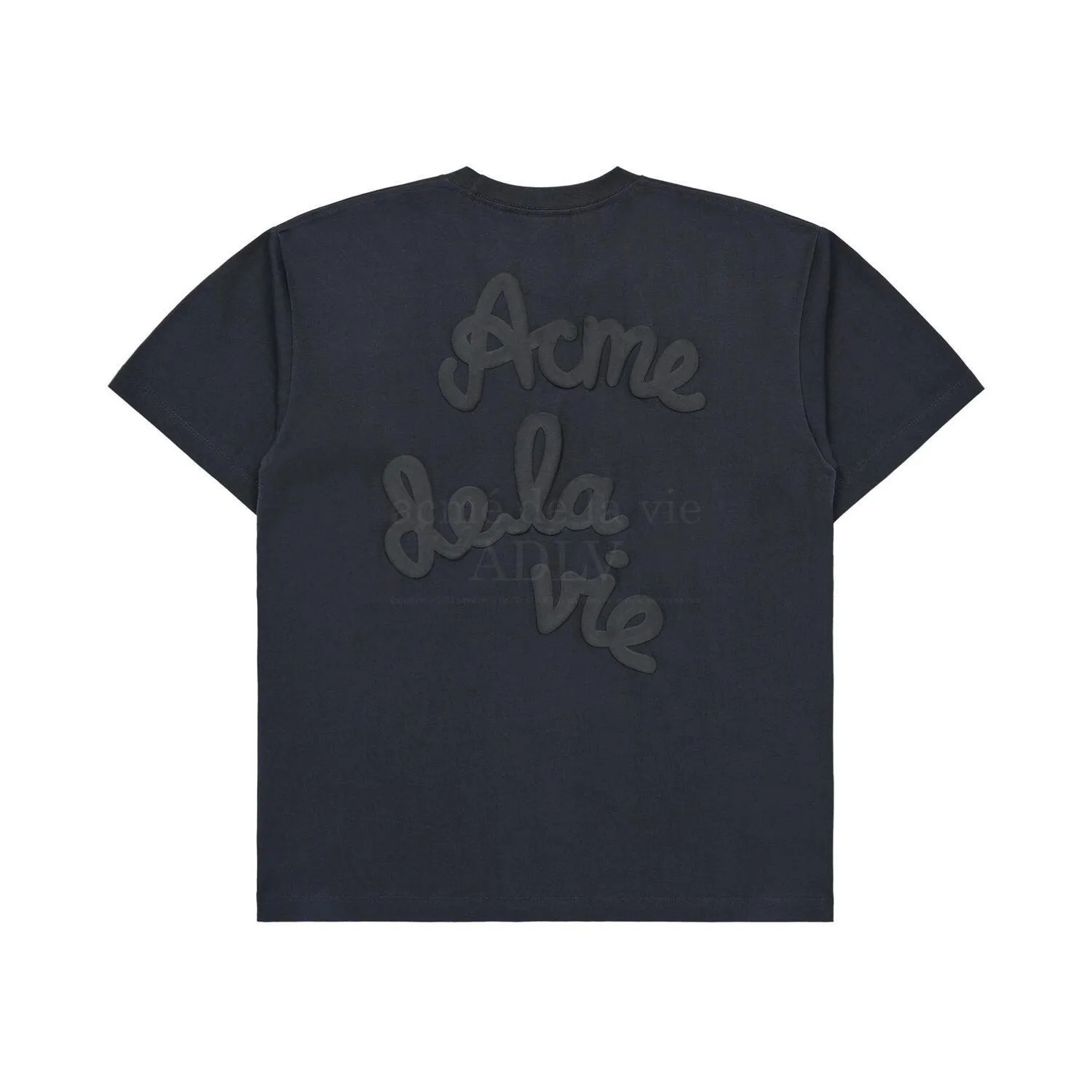 acme de la vie  |Unisex Street Style Plain Cotton Short Sleeves Oversized