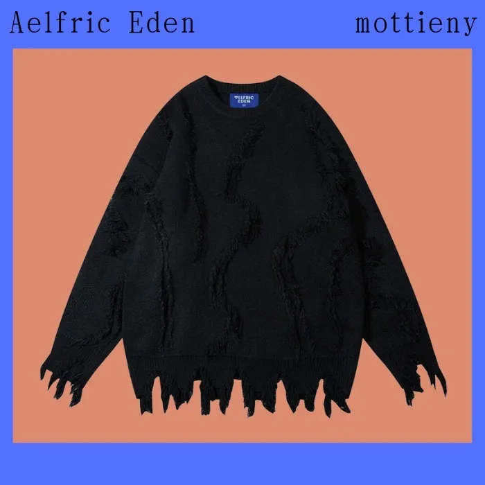 Aelfric Eden  |Unisex Blended Fabrics Street Style Oversized Skater Style