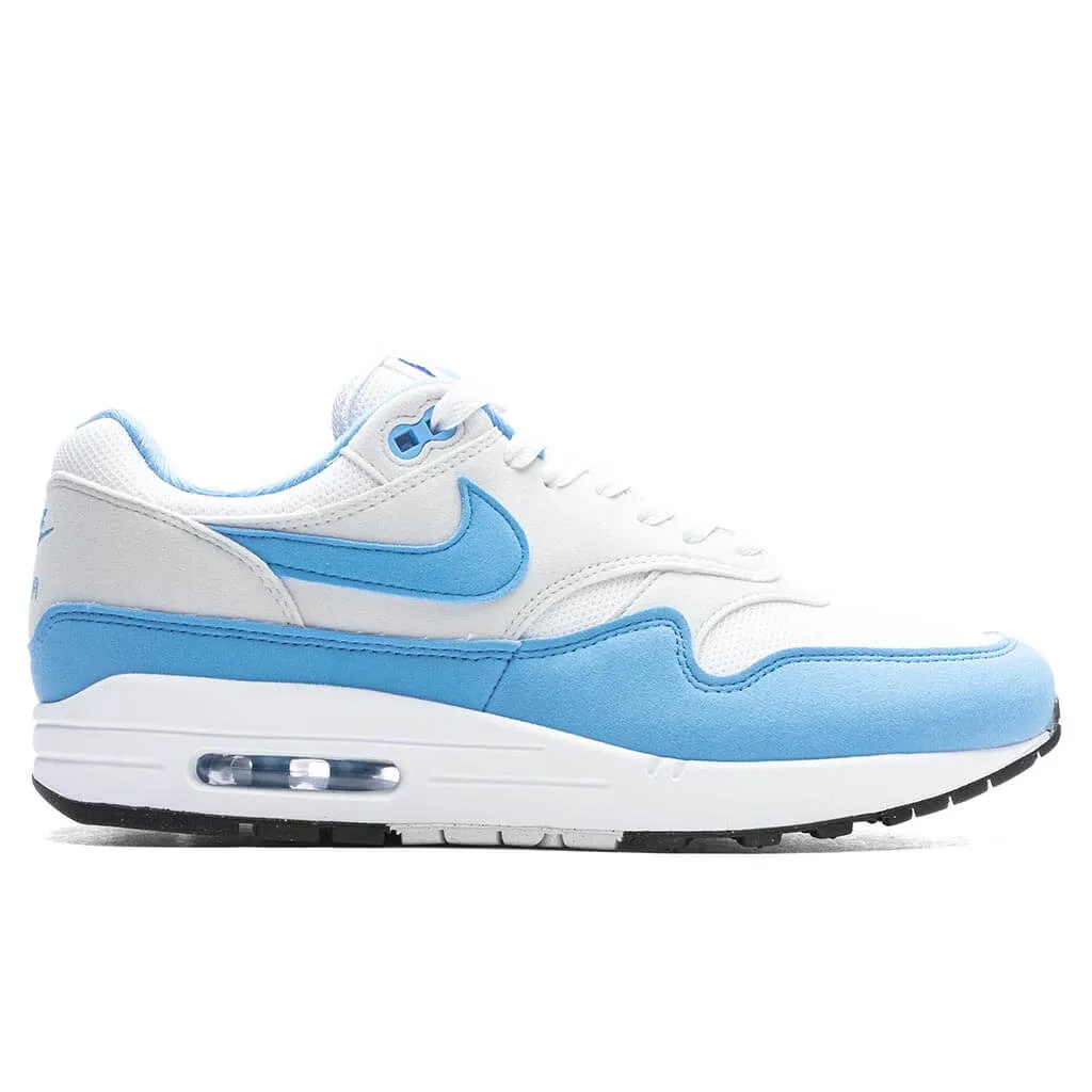 Air Max 1 - White/University Blue/Photon Dust