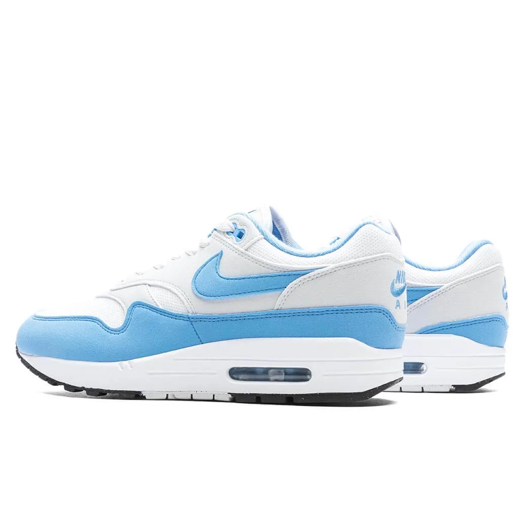 Air Max 1 - White/University Blue/Photon Dust