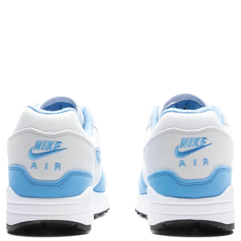 Air Max 1 - White/University Blue/Photon Dust