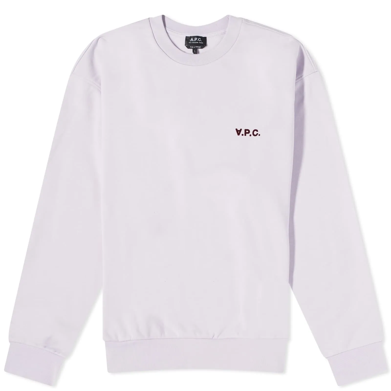 A.P.C.  |Crew Neck Unisex Street Style Long Sleeves Cotton Oversized