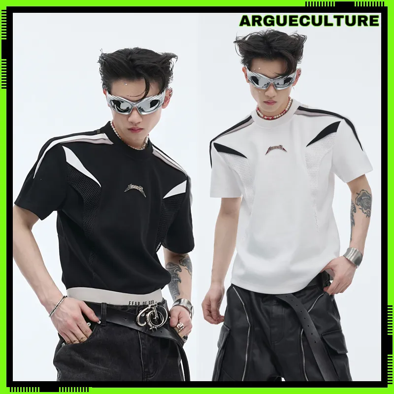 Argue Culture  |Unisex Street Style Cotton Oversized Logo T-Shirts