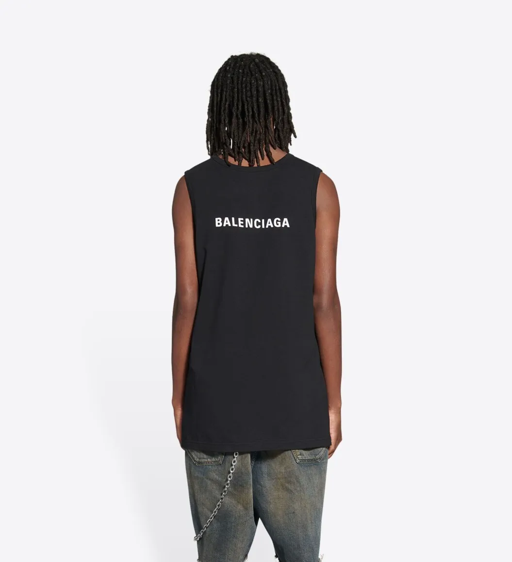 BALENCIAGA  |Blended Fabrics Street Style Plain Oversized Logo Luxury