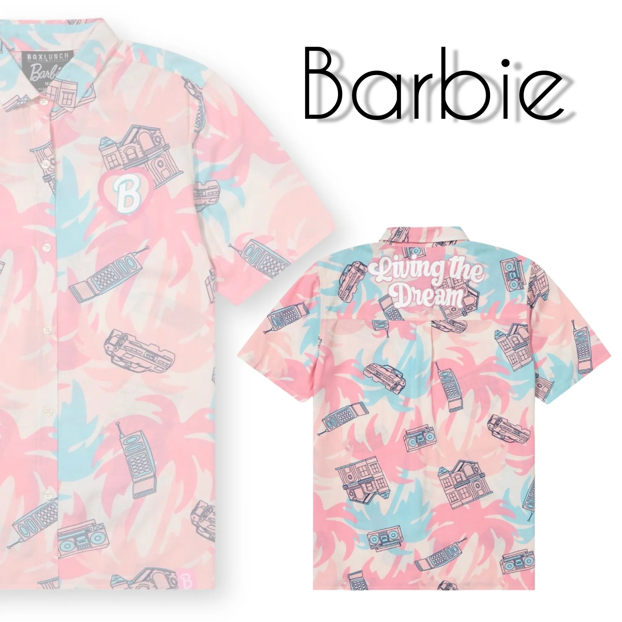 Barbie  |Casual Style Unisex Street Style Collaboration Short Sleeves