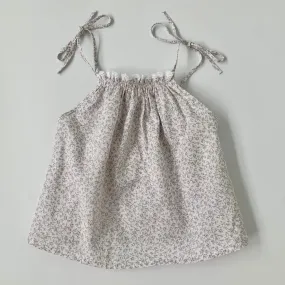 Belle Enfant Grey Floral Print Summer Top: 18-24 Months (Brand New)