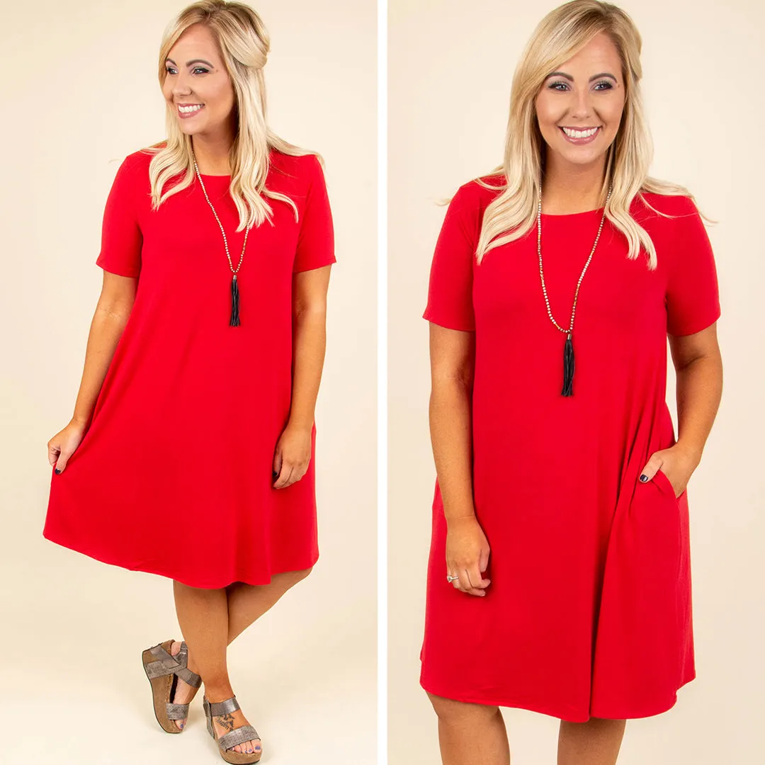 Best Bet Dress, Ruby