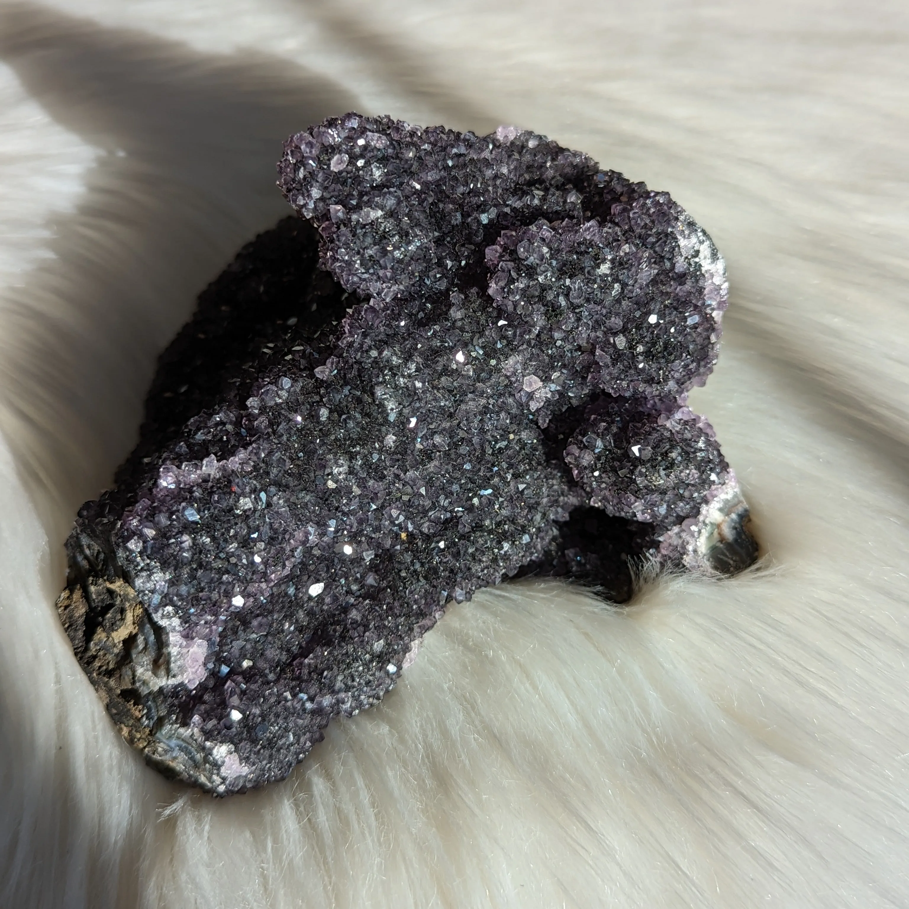 Black Amethyst Cluster ~ Beautiful, Large Free Standing Display Specimen