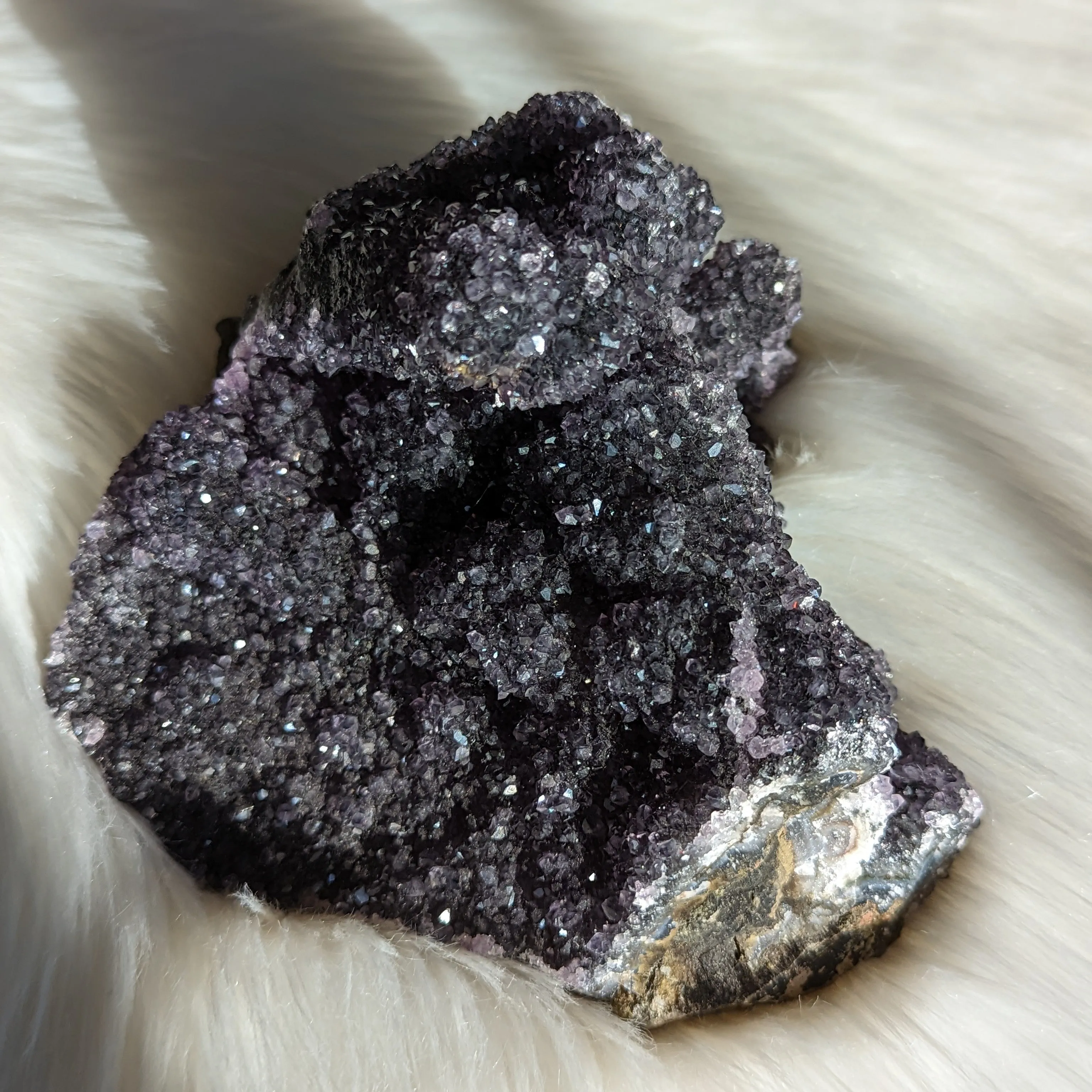 Black Amethyst Cluster ~ Beautiful, Large Free Standing Display Specimen