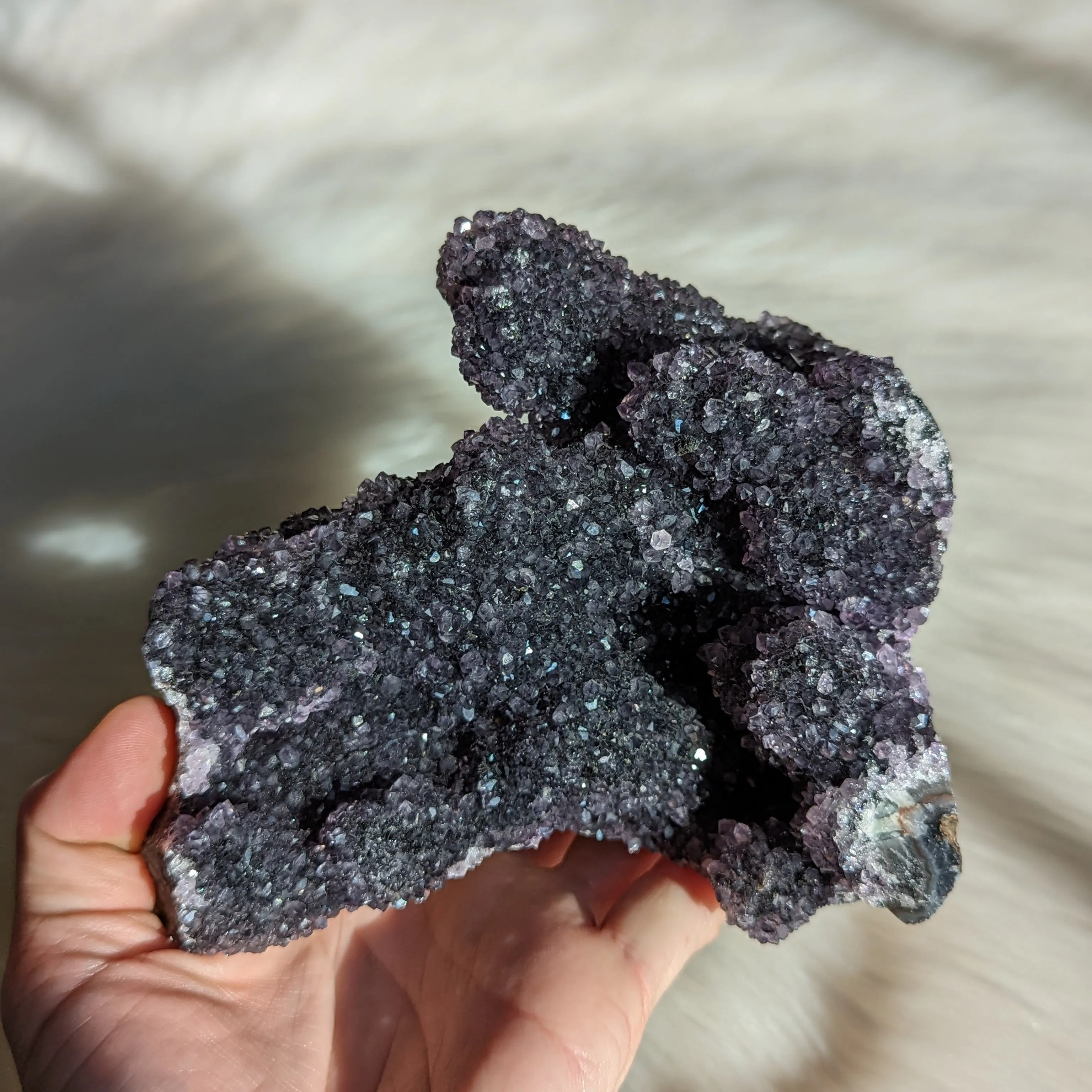 Black Amethyst Cluster ~ Beautiful, Large Free Standing Display Specimen