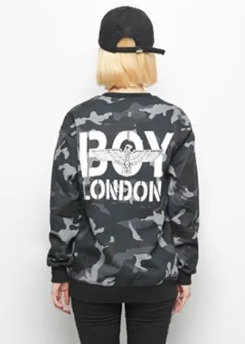 BOY LONDON  |Casual Style Unisex Studded Street Style U-Neck Long Sleeves