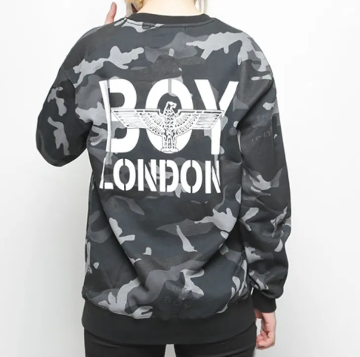 BOY LONDON  |Casual Style Unisex Studded Street Style U-Neck Long Sleeves