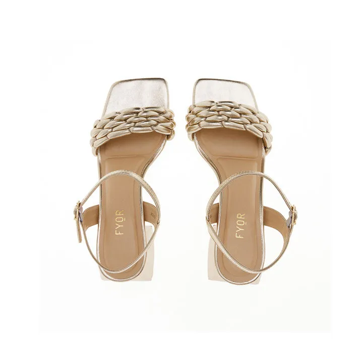 Braided Block Heel BDV 074