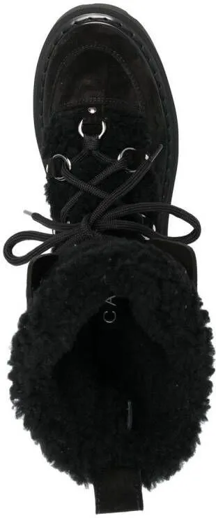 Casadei suede ankle boots Black