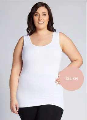 C'est Moi Bamboo Plus Size Tank In Blush