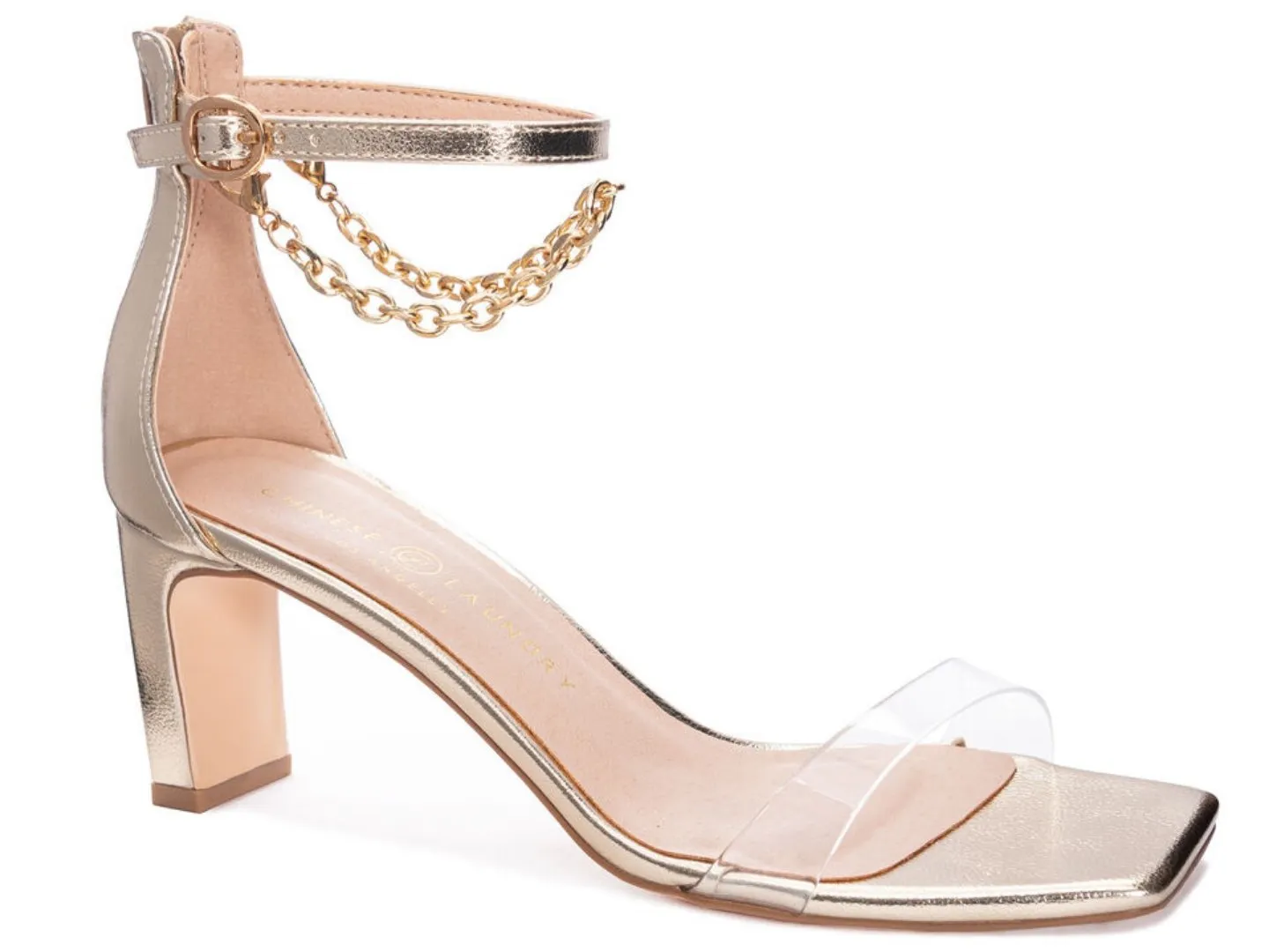 Chinese Laundry: Yara Heel in Gold