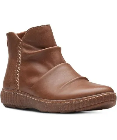 Clarks Caroline Rae Womens Leather Booties