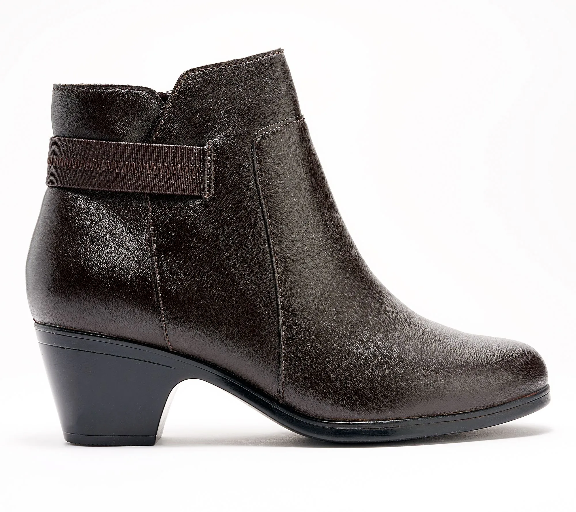 Clarks Collection Leather Heeled Booties- Emily2 Holly