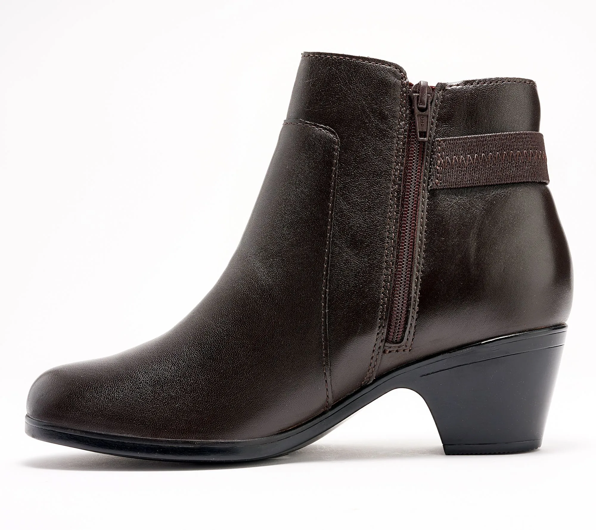 Clarks Collection Leather Heeled Booties- Emily2 Holly