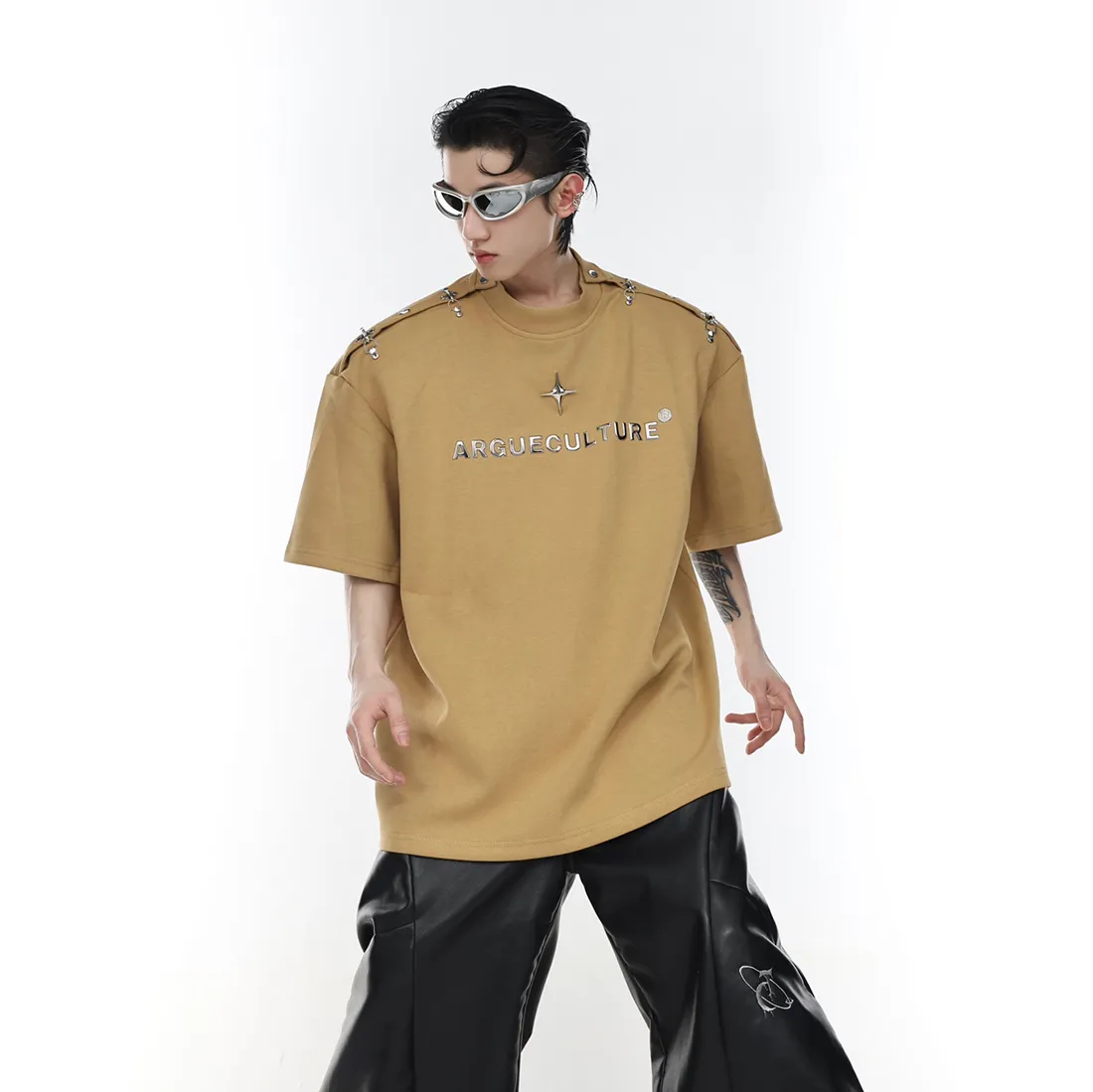 Copping Zone  |Crew Neck Unisex Blended Fabrics Cotton Short Sleeves