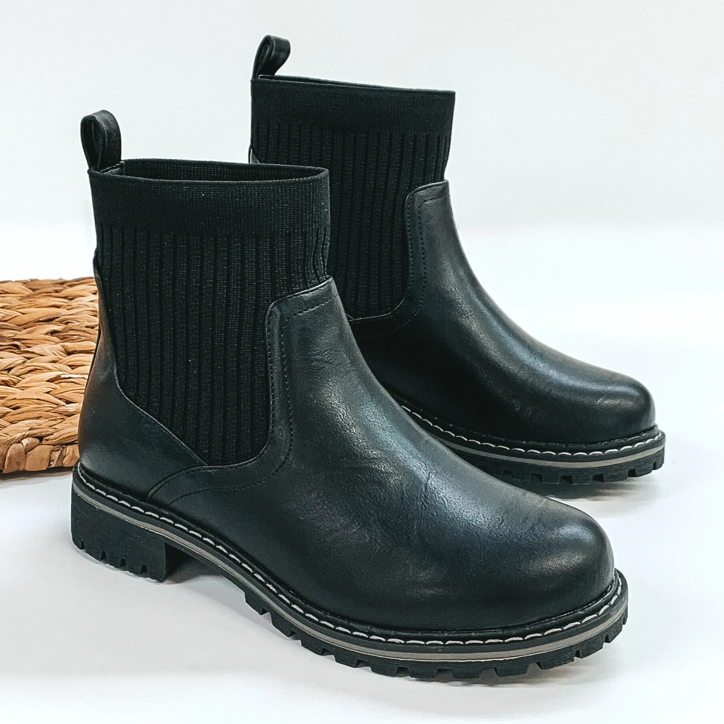 Corky's | Cabin Fever Slip On Booties in Black