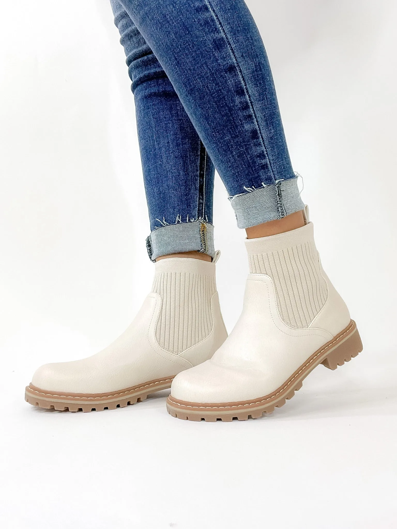 Corky's | Cabin Fever Slip On Booties in Cream