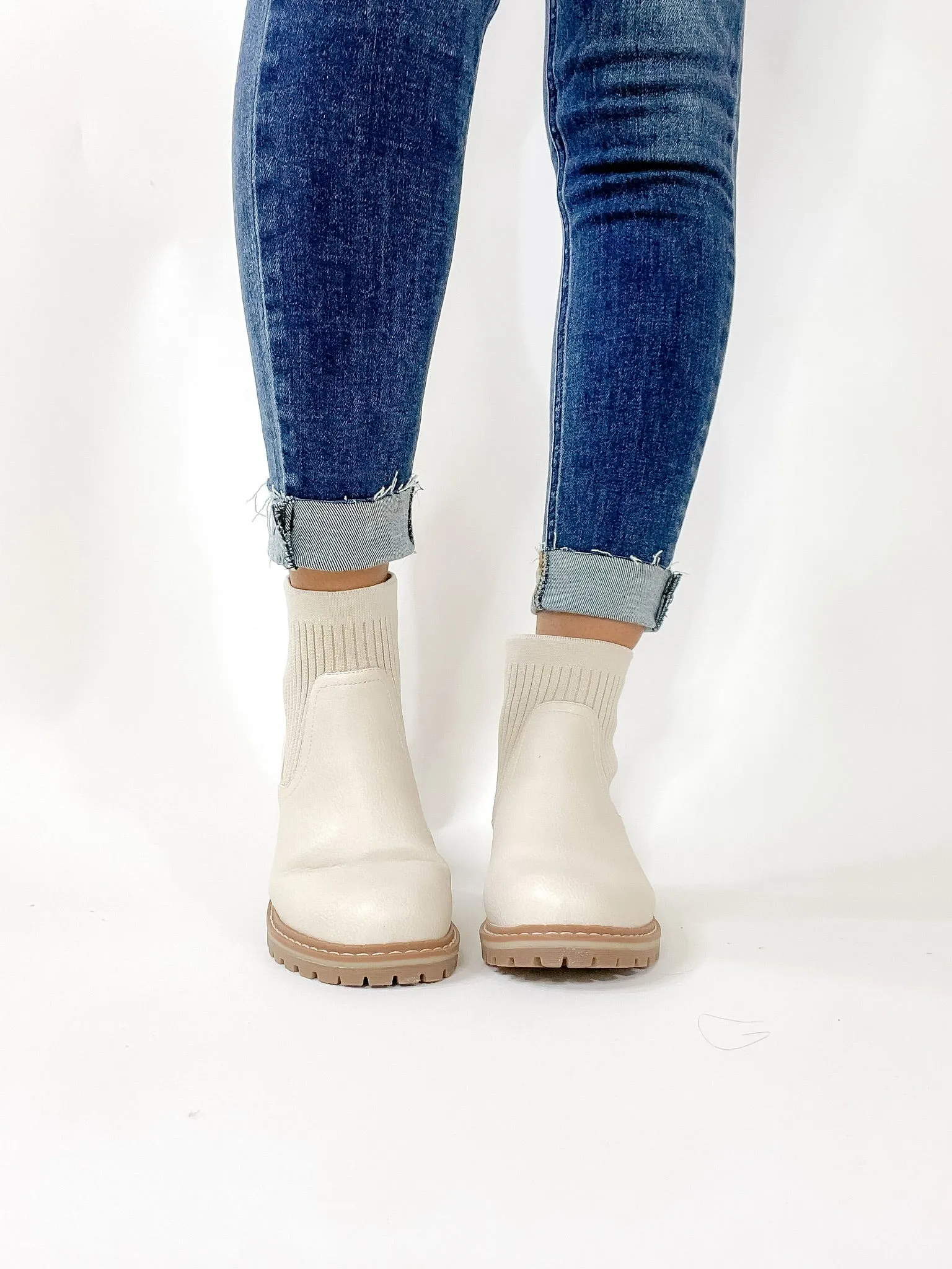 Corky's | Cabin Fever Slip On Booties in Cream