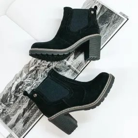 Corky's | Rocky Slip On Heeled Booties in Black