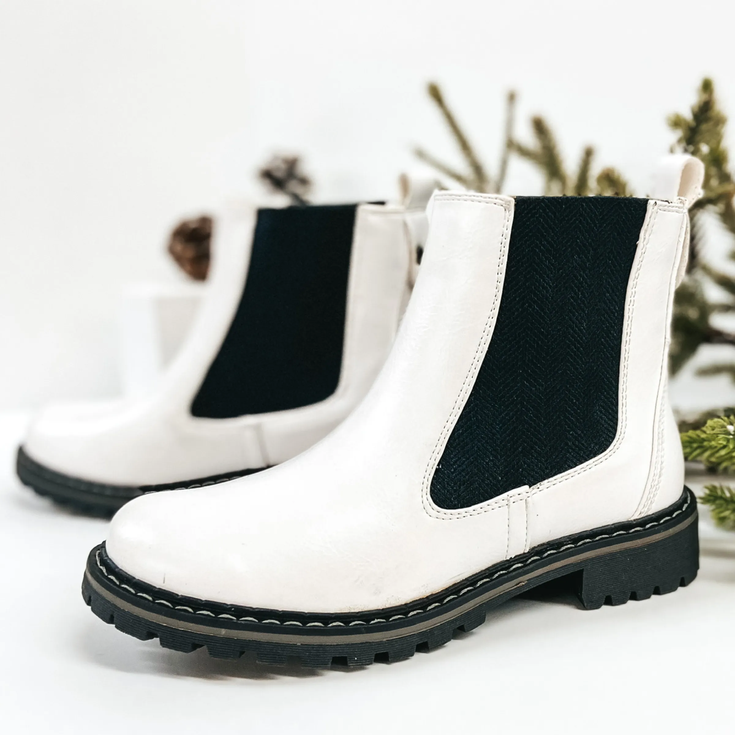 Corky's | To Be Honest Slip On Booties in White