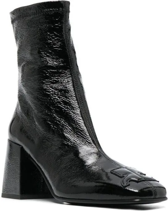 Courrèges block-heel boots Black