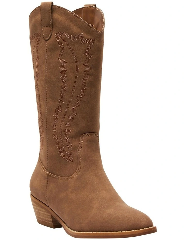 Cowboy Western Boots in Cognac