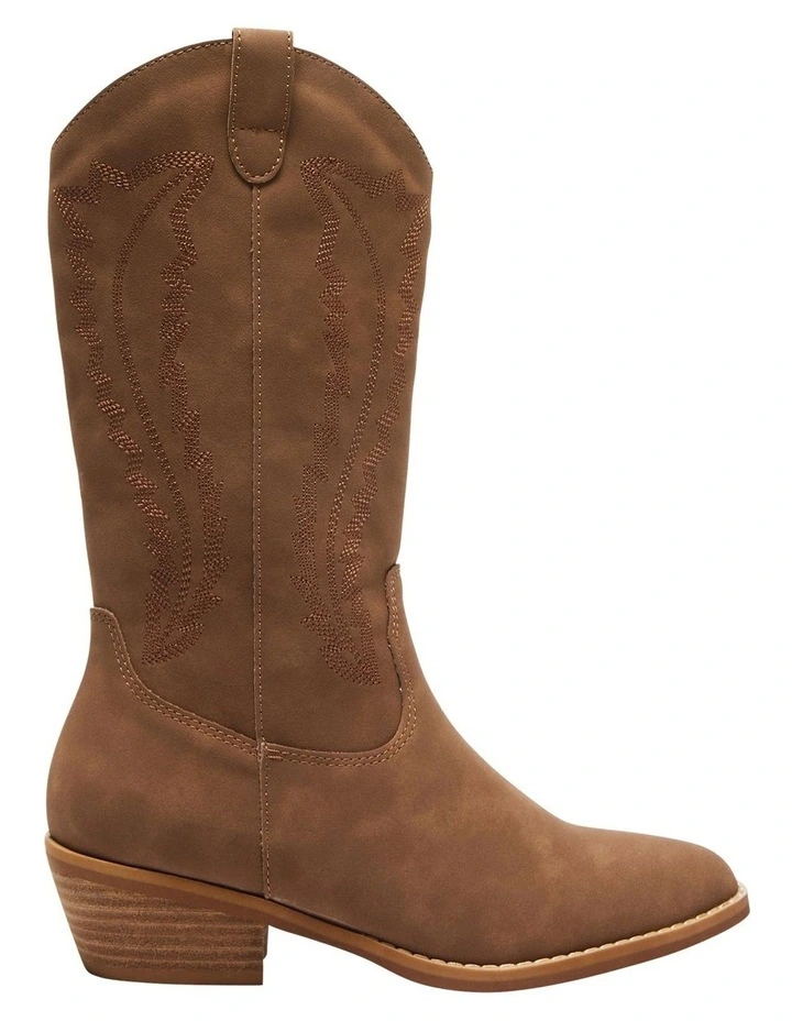 Cowboy Western Boots in Cognac