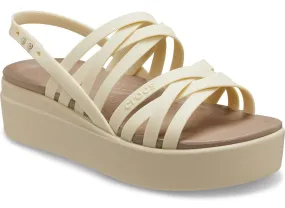 Crocs Brooklyn Strappy Womens Wedge Heeled Sandal