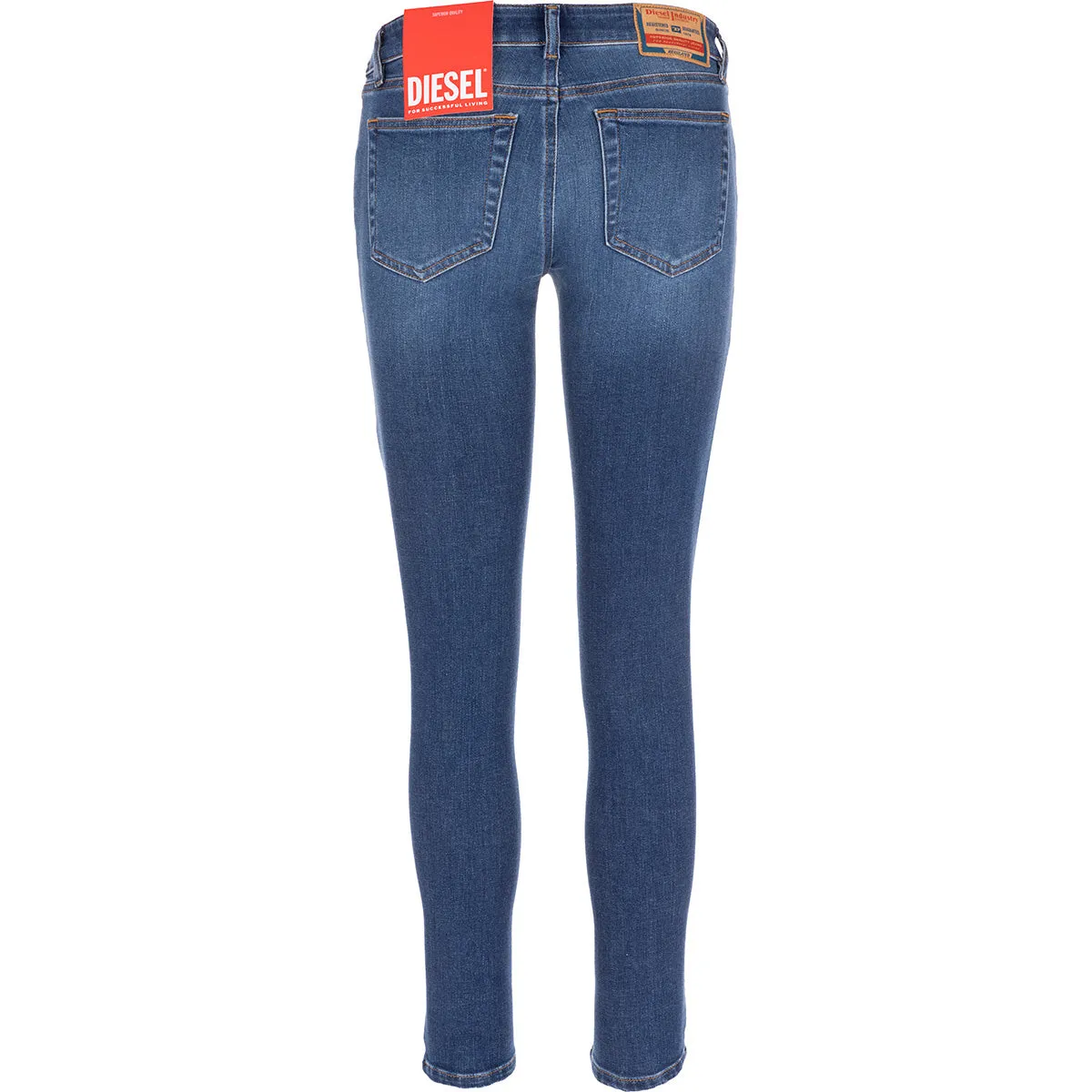 Diesel Logo Patch Skinny Fit Jeans