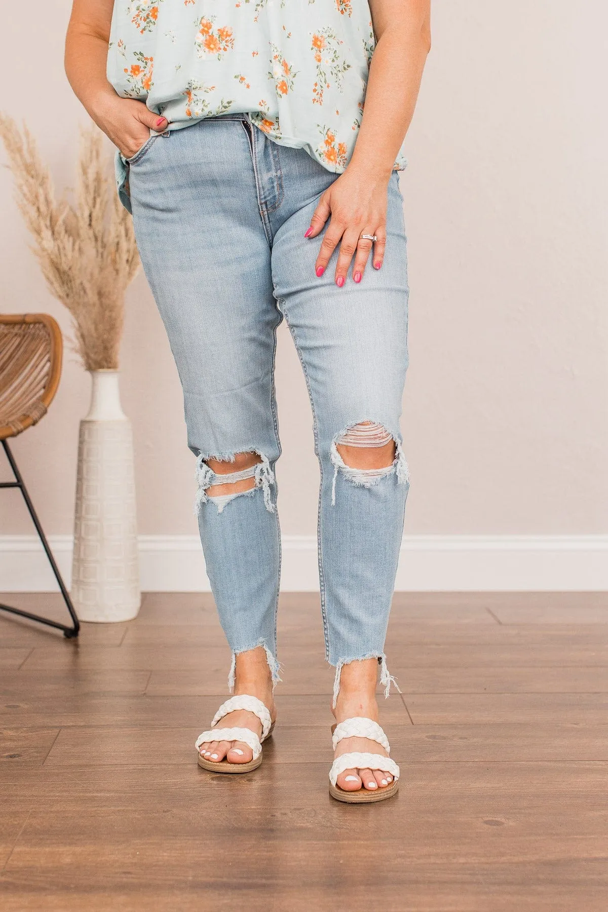 Eunina Mid-Rise Skinny Jeans- Valorie Wash