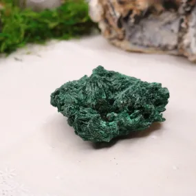 Fan Malachite Specimen ~ Fibrous Malachite ~ Uncommon Find