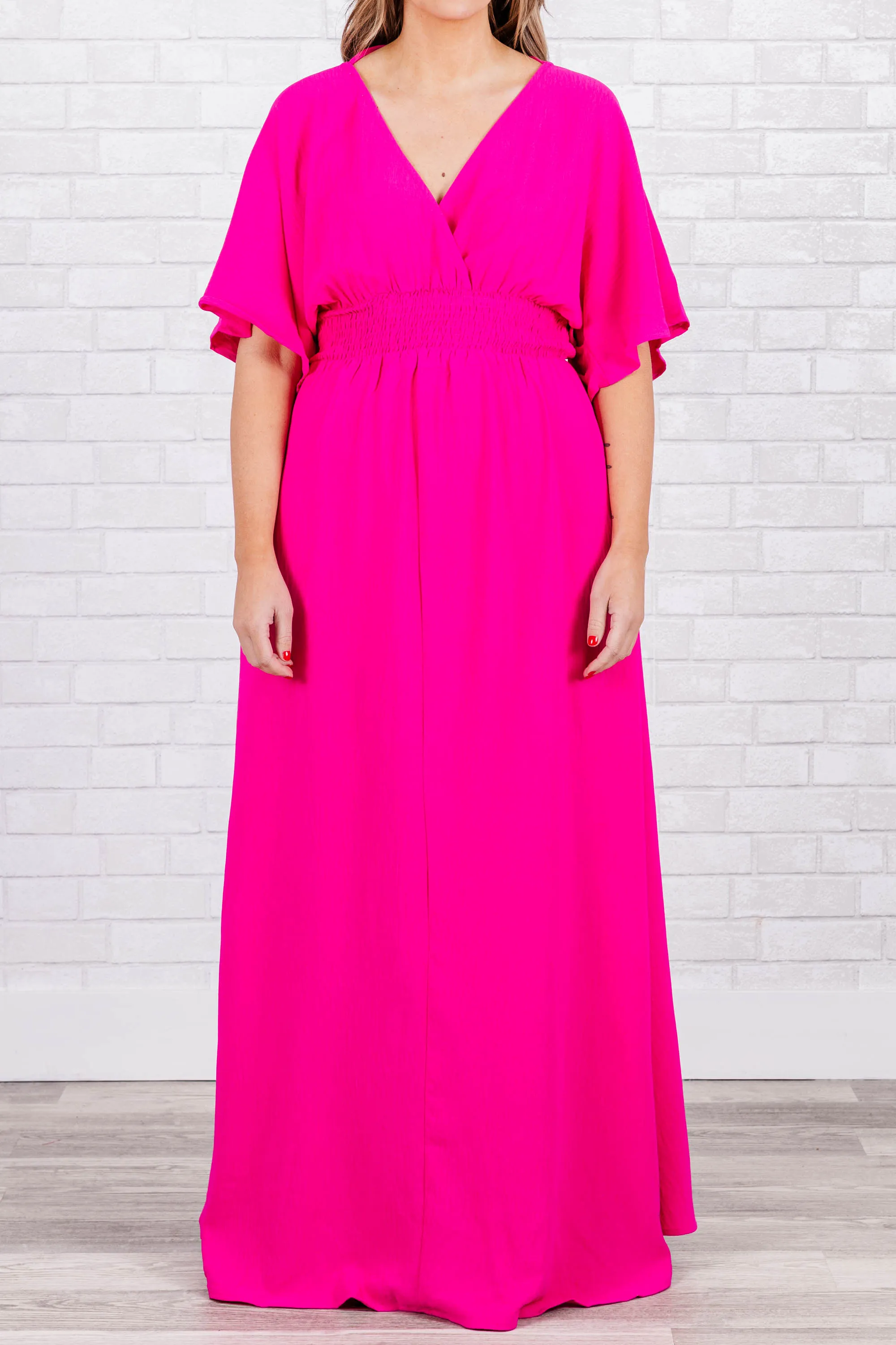 Feeling Good Maxi Dress, Hot Pink