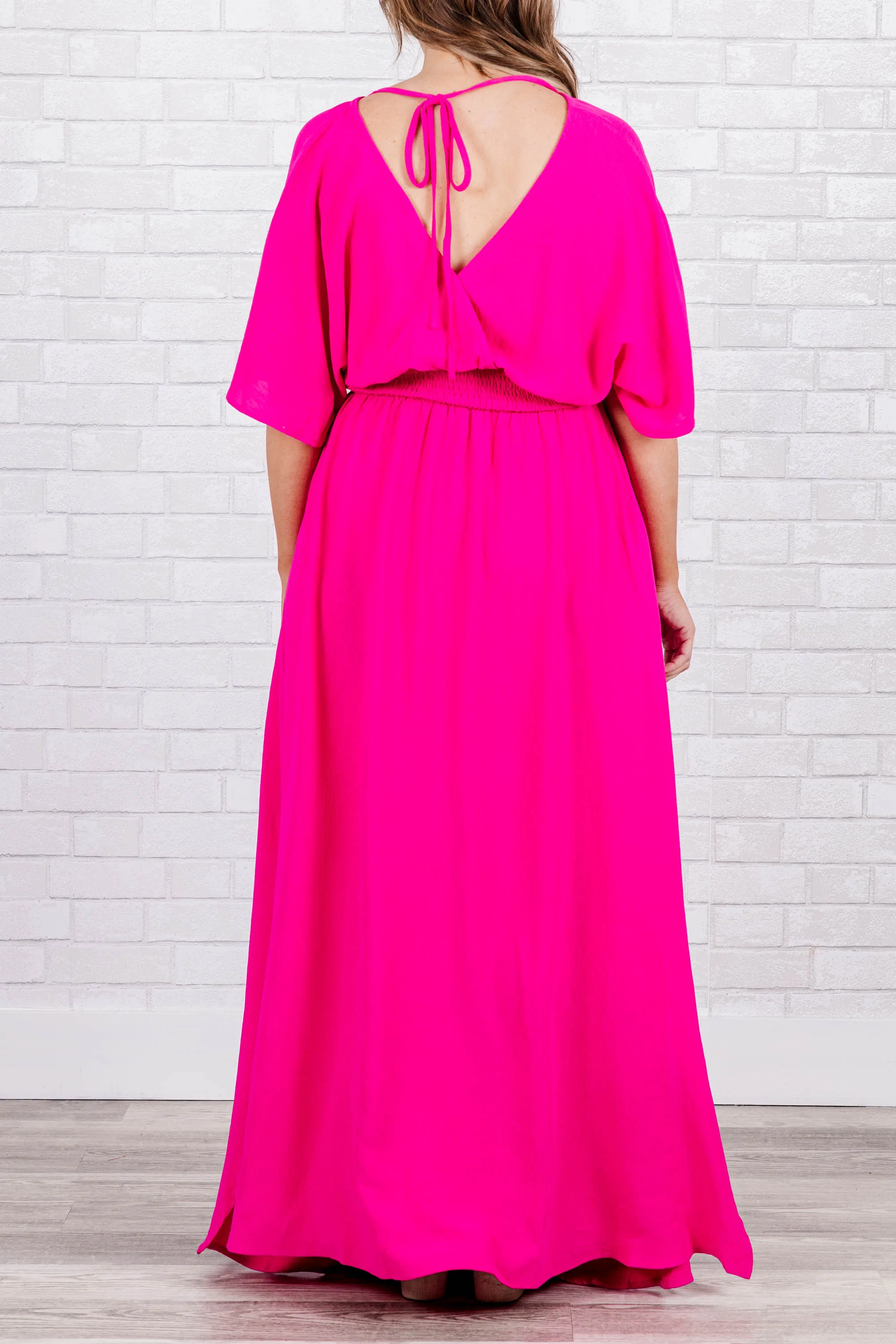 Feeling Good Maxi Dress, Hot Pink