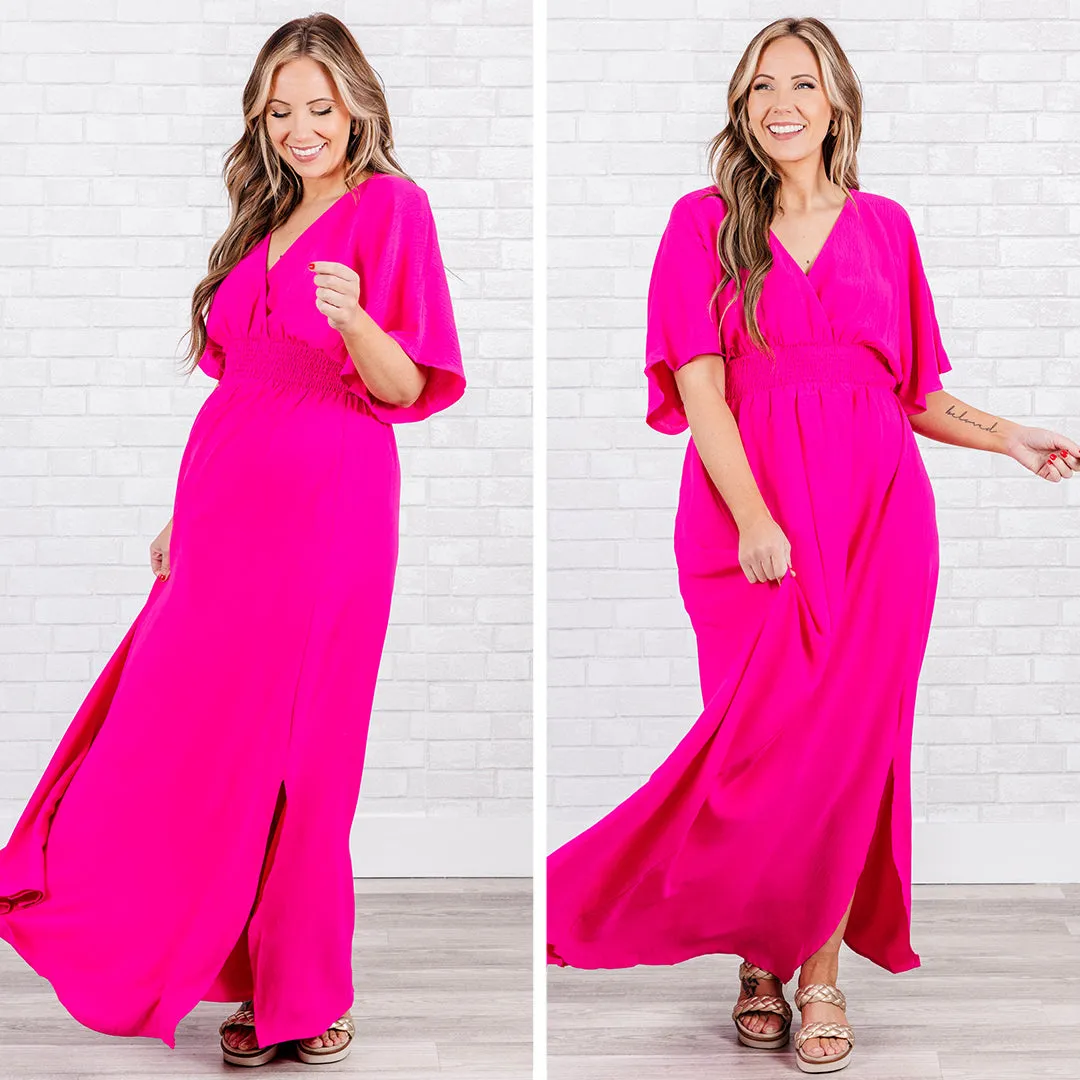 Feeling Good Maxi Dress, Hot Pink