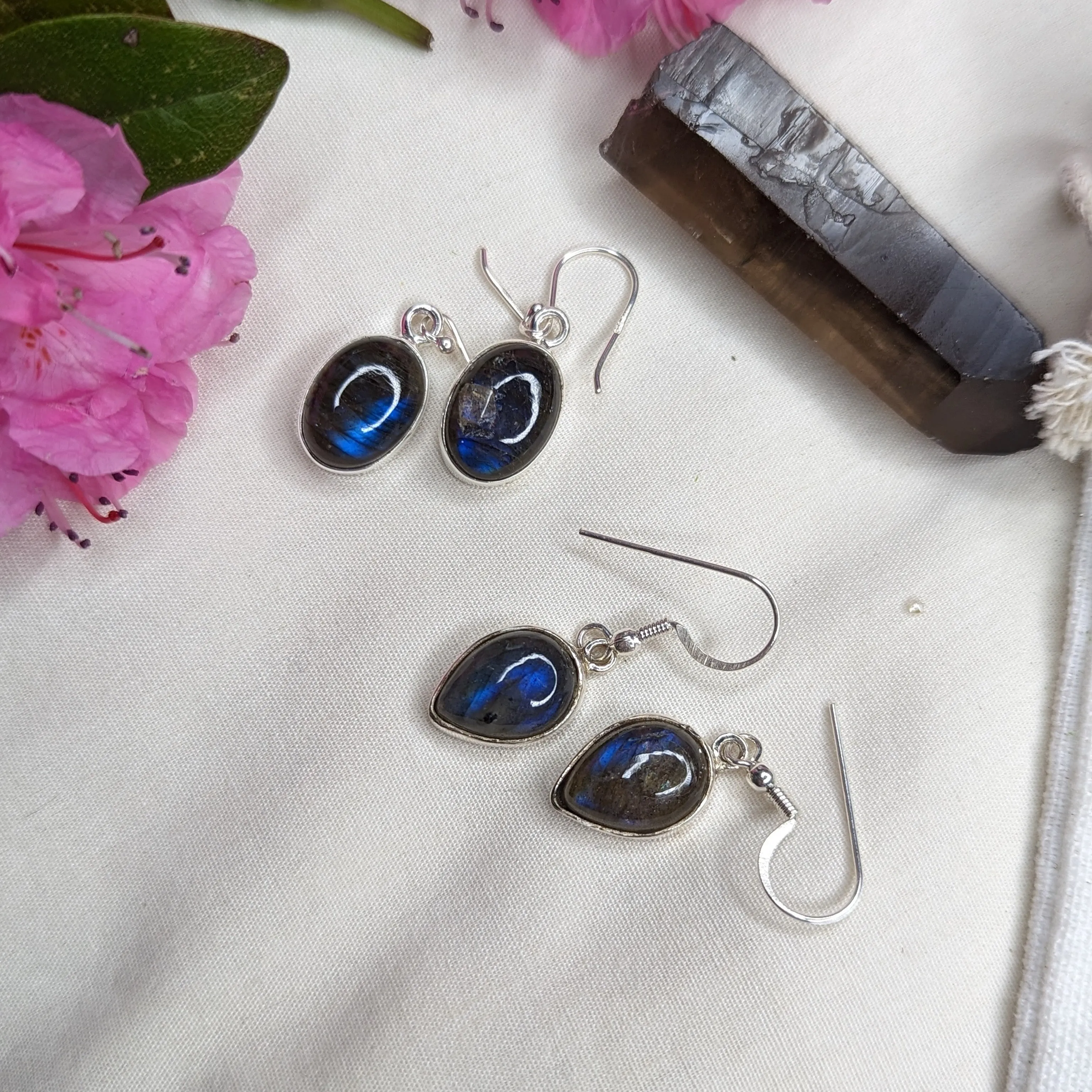 Flashy Labradorite Earrings