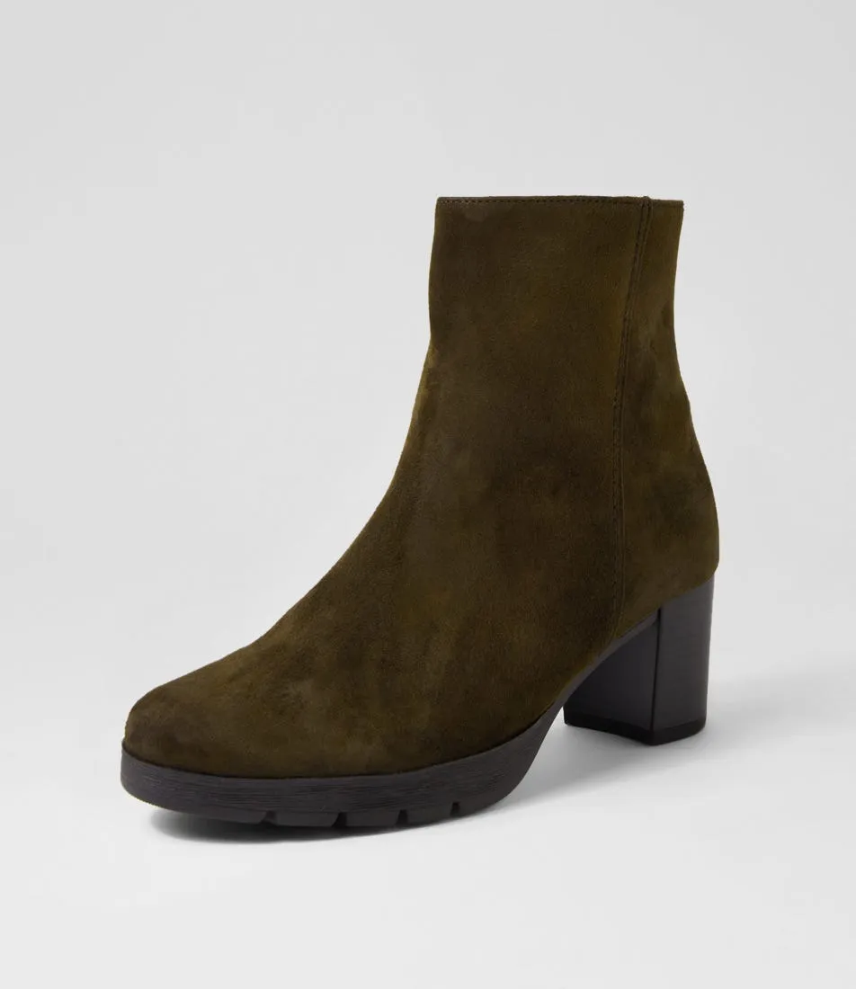 GABOR Dilla Forest Suede Ankle Boots