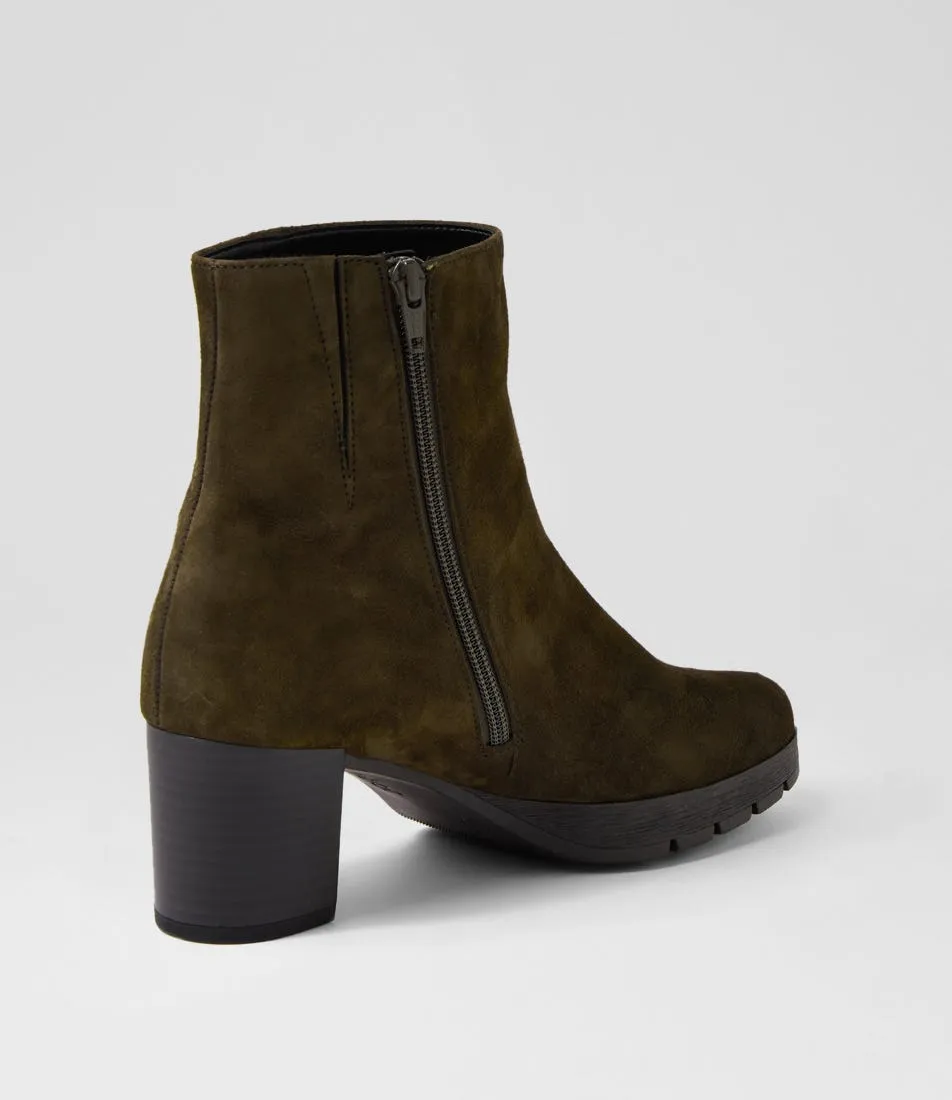 GABOR Dilla Forest Suede Ankle Boots