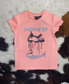 Girls Saddle Up Tee