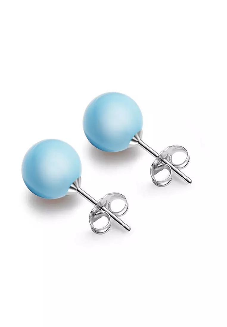 Her Jewellery Her Jewellery 7 Days Pearl Earrings Set (2 Sets) - Luxury Crystal Embellishments plated with 18K Gold