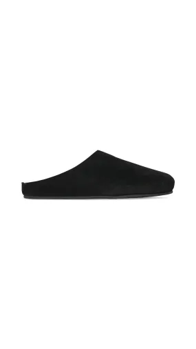 Hugo Slide in Suede - Black