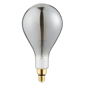 INLIGHT 6W Dimmable A165 ES LED Vintage Oversize Smoked Filament Bulb 4000K